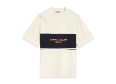 Stone Island Marina 2100024 Combed Organic Cotton Jersey "Ecru"