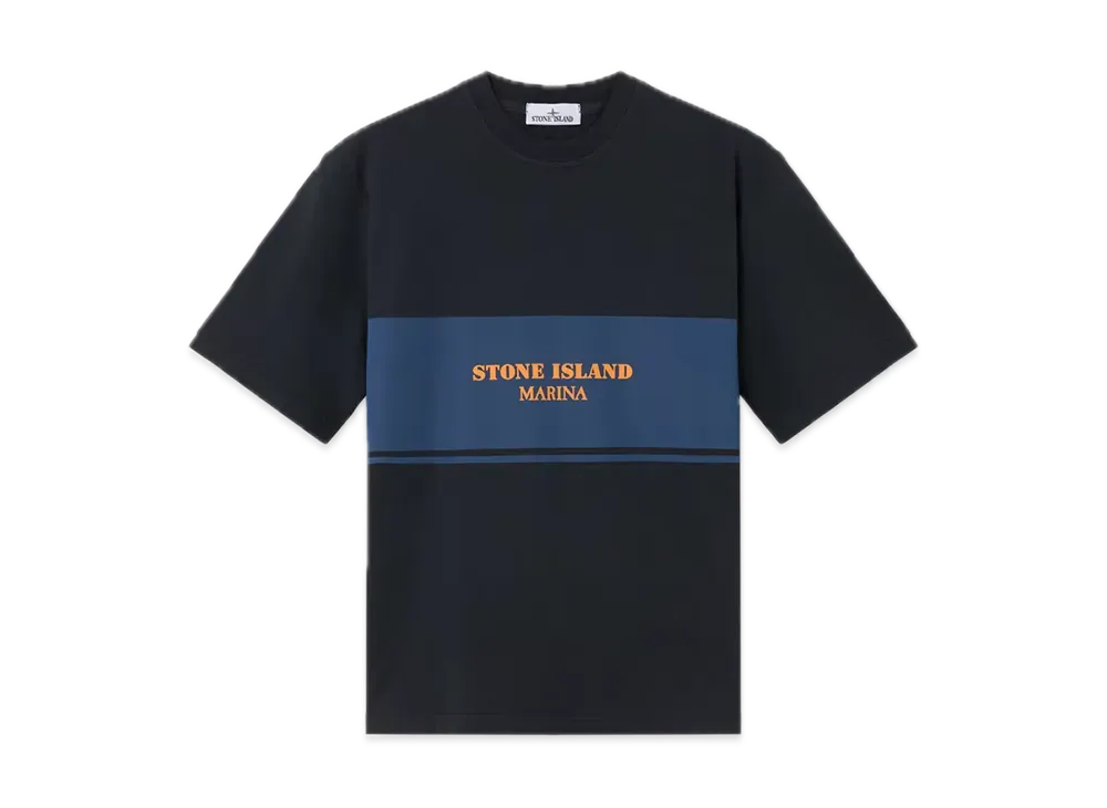 Stone Island Marina 2100024 Combed Organic Cotton Jersey "Navy Blue"
