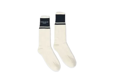 Stone Island Marina 9600001 Printed Cotton "Ivory"