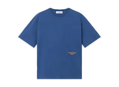 Stone Island Marina 2100023 Combed Organic Cotton Jersey "Marine Blue"