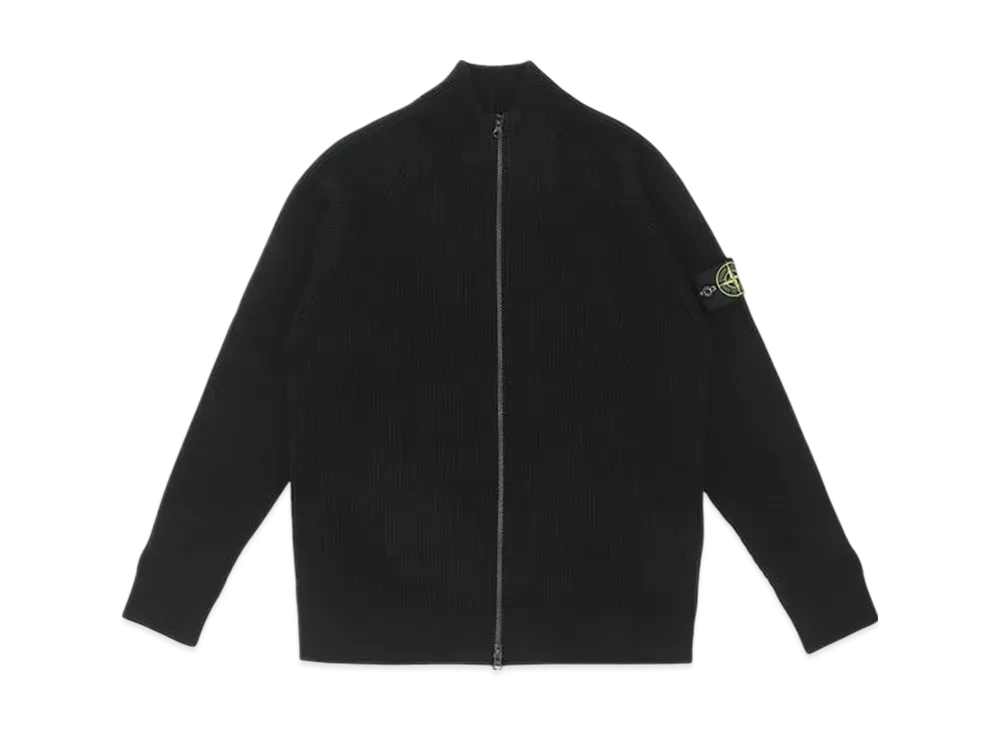Stone Island Full Rib RWS Wool "Black"