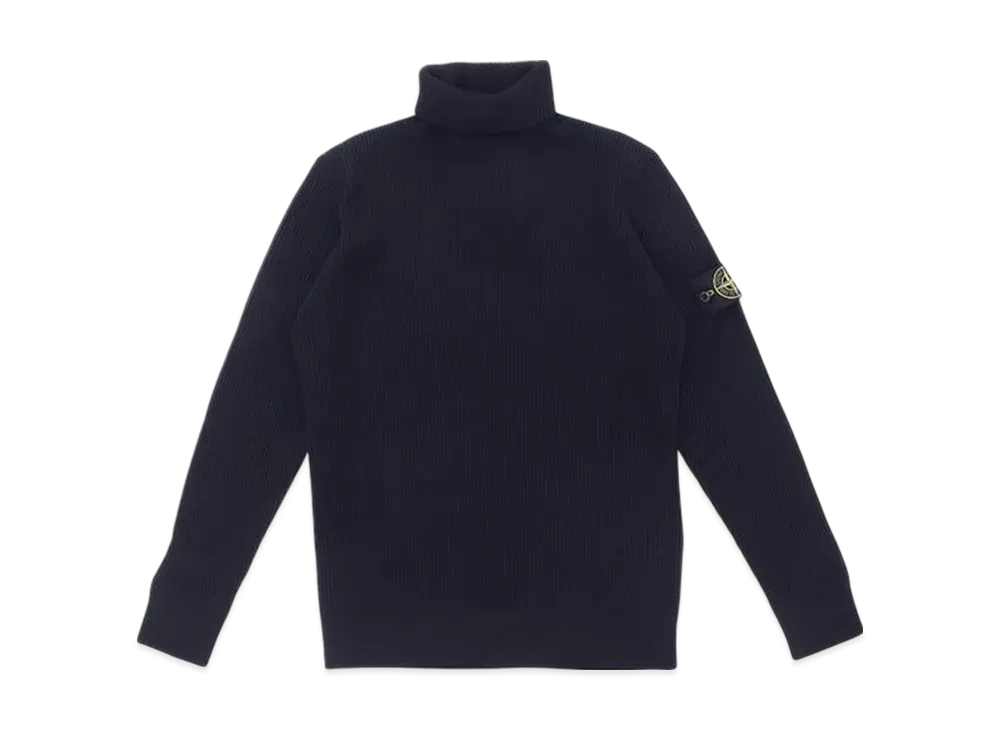 Stone Island Full Rib RWS Wool "Navy"