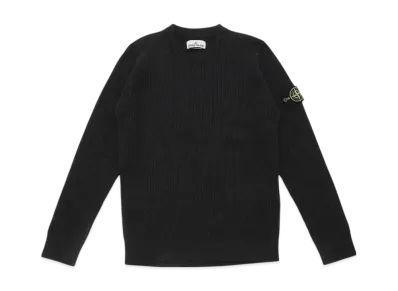 Stone Island Full Rib RWS Wool "Black"