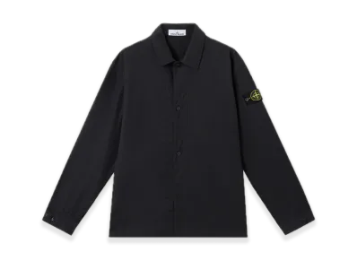 Stone Island 1200013 Supima Cotton Canvas Non-Aqueous Dyeing Technology "Black"