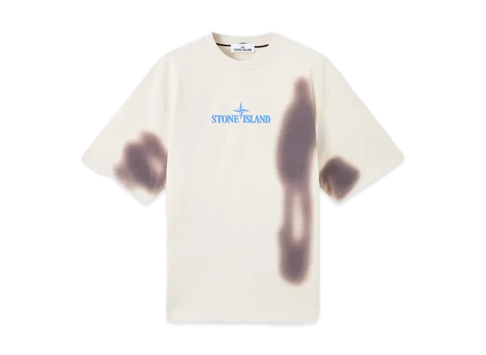 Stone Island 2100016 Combed Organic Cotton Jersey "Ivory"