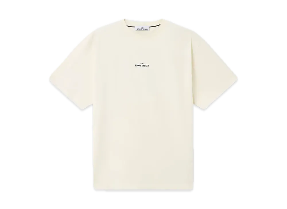 Stone Island 21002RC Combed Organic Cotton Jersey "Ivory"
