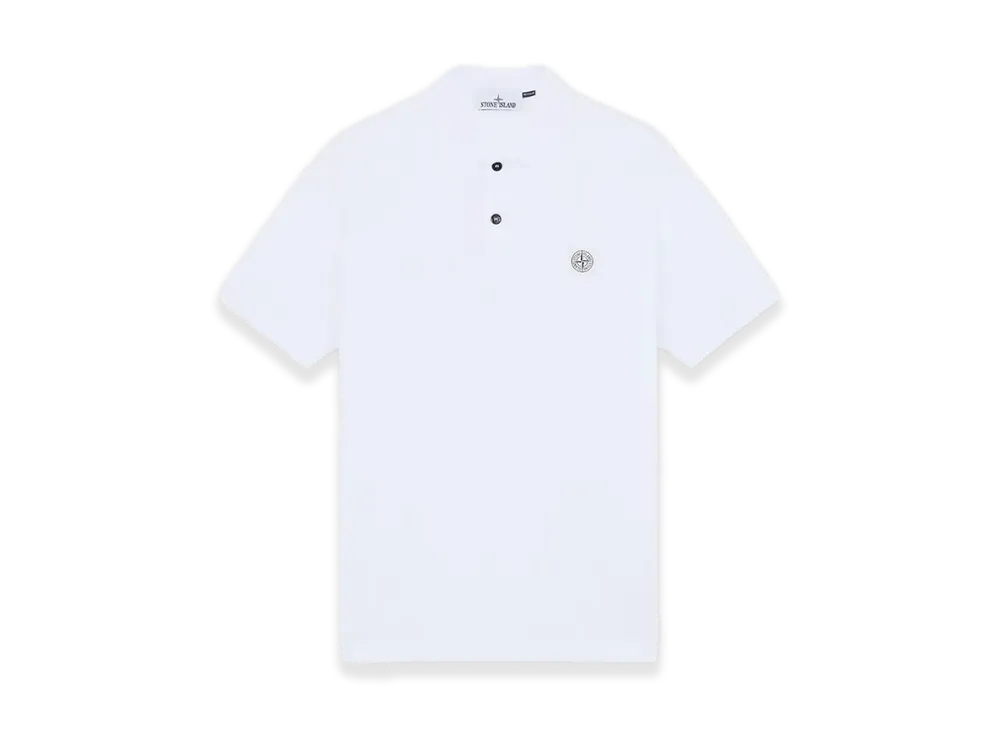 Stone Island 220002R 50/2 Organic Cotton Pique "White"