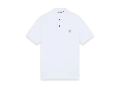 Stone Island 220002R 50/2 Organic Cotton Pique "White"
