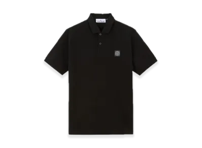 Stone Island 220002R 50/2 Organic Cotton Pique "Black"