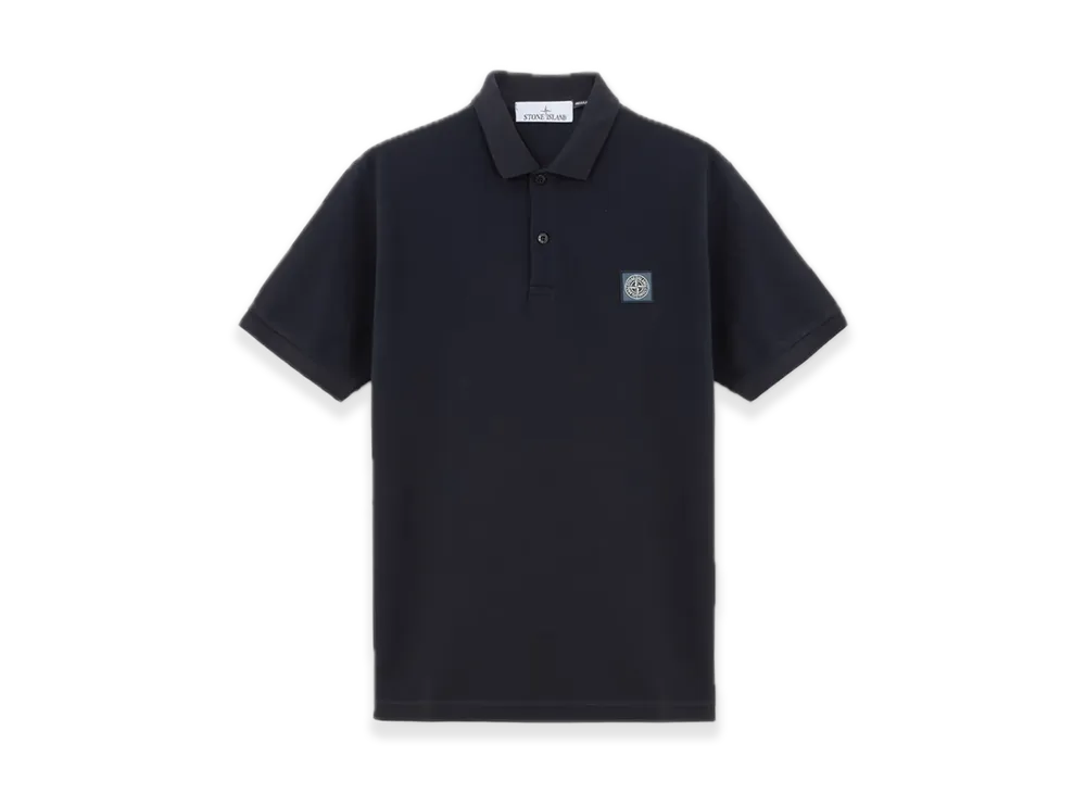 Stone Island 220002R 50/2 Organic Cotton Pique "Navy Blue"