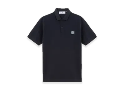 Stone Island 220002R 50/2 Organic Cotton Pique "Navy Blue"