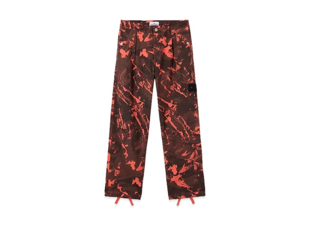 Stone Island 3100028 Scan Camo On Stretch Ripstop-OVD "Black"