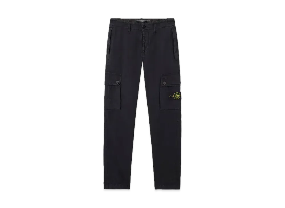 Stone Island 3100303 Brushed Organic Cotton Canvas Old Effect "Navy Blue"