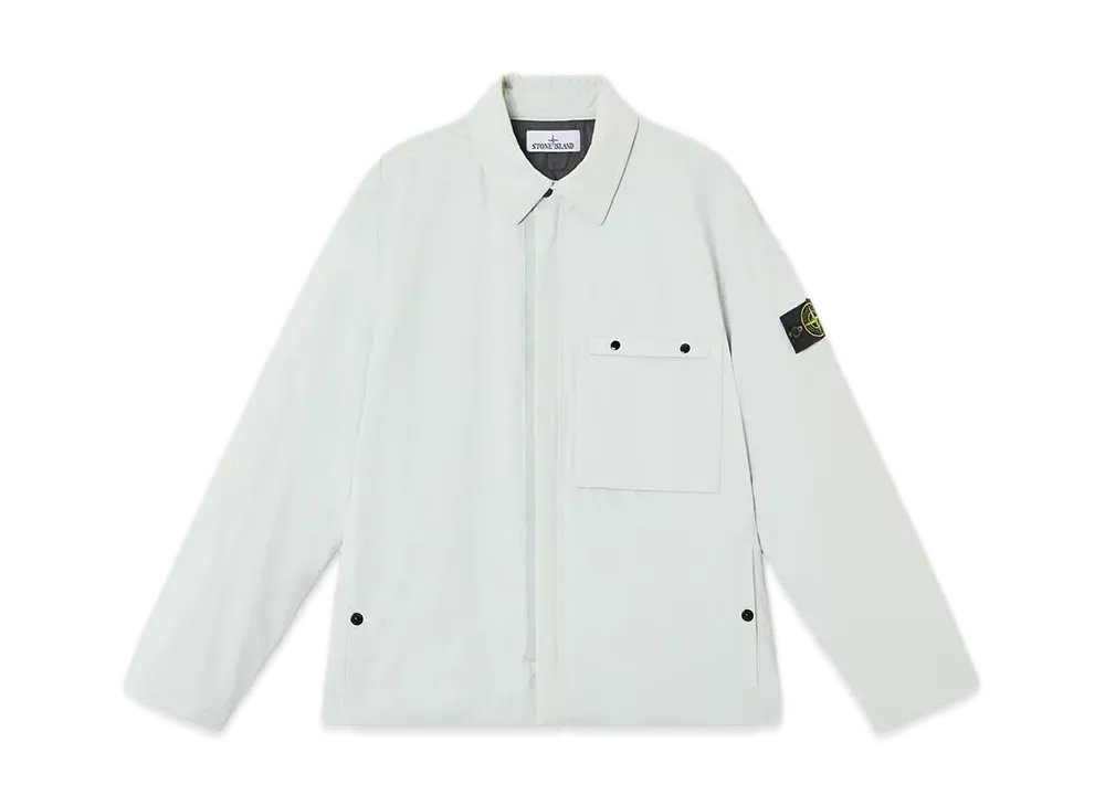 Stone Island 4100011 Soft Shell-R_E.Dye Technology Recycled Polyester Primaloft Insulation "Sky Blue"