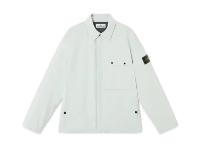 Stone Island 4100011 Soft Shell-R_E.Dye Technology Recycled Polyester Primaloft Insulation "Sky Blue"