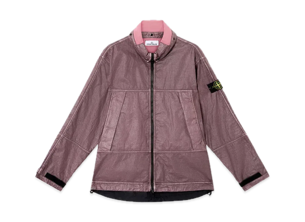 Stone Island 4100040 Raw Linen Plated-OVD "Burgundy"