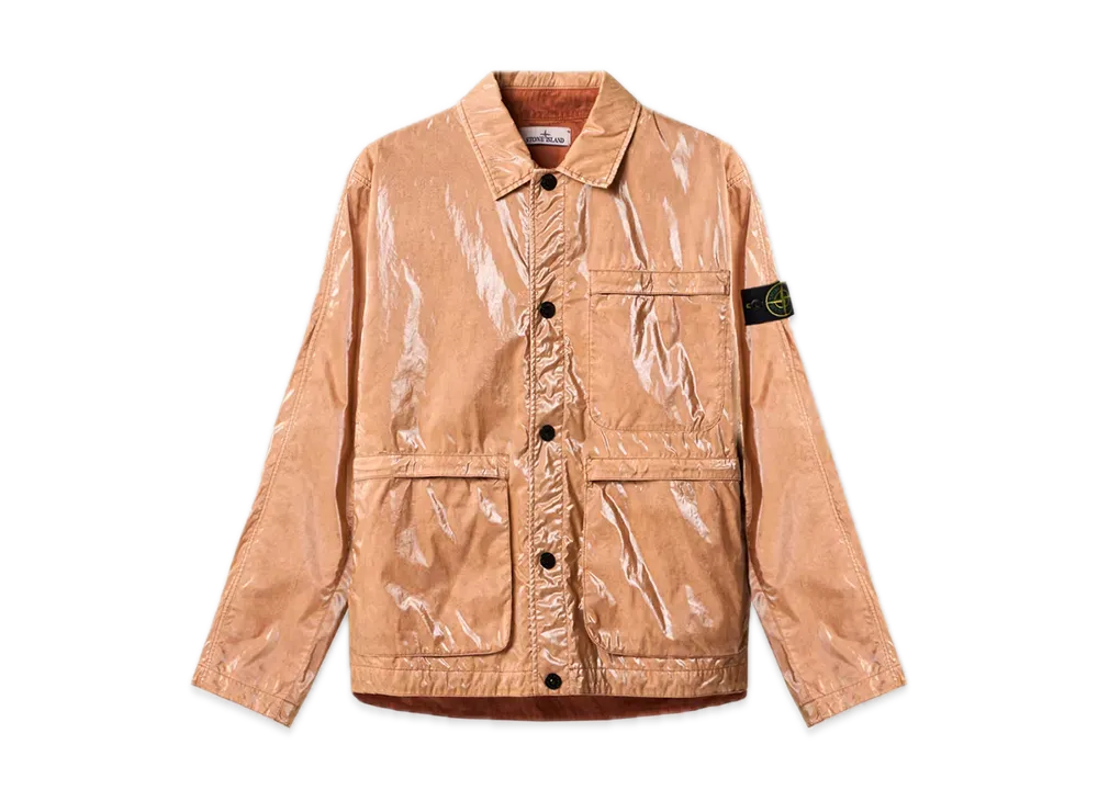 Stone Island 4100065 Mussola Prismatica Pietra "Sienna Brown"
