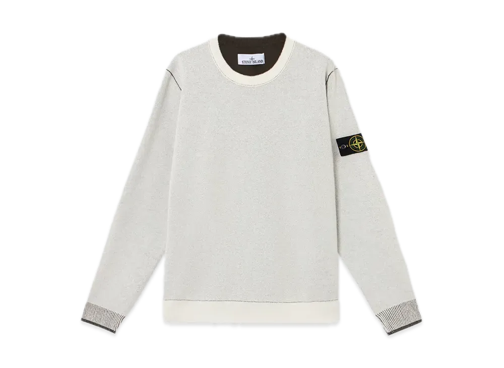 Stone Island 5100021 Double Face In Cotton And Nylon "Ivory"