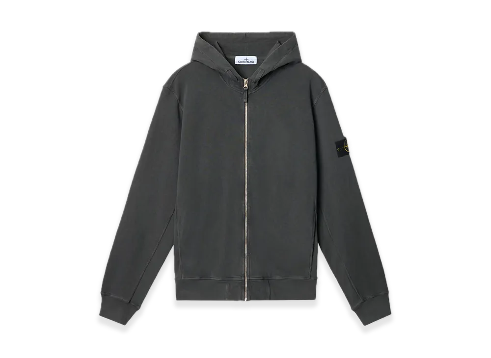 Stone Island 6100021 Malfile Fleece Old Effect "Charcoal Gray"