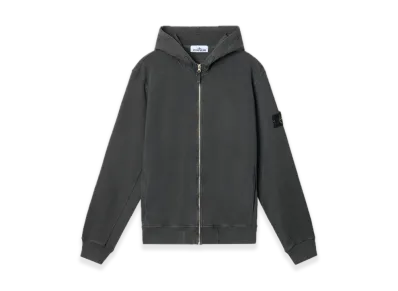 Stone Island 6100021 Malfile Fleece Old Effect "Charcoal Gray"