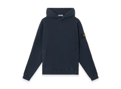 Stone Island 6100033 Organic Cotton Diagonal Fleece Old Effect "Navy Blue"