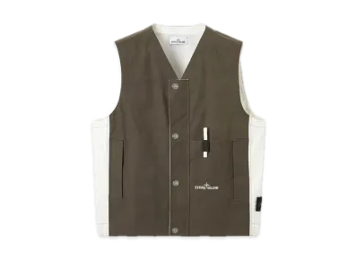 Stone Island G100005 Tela Resinata "Military Green"