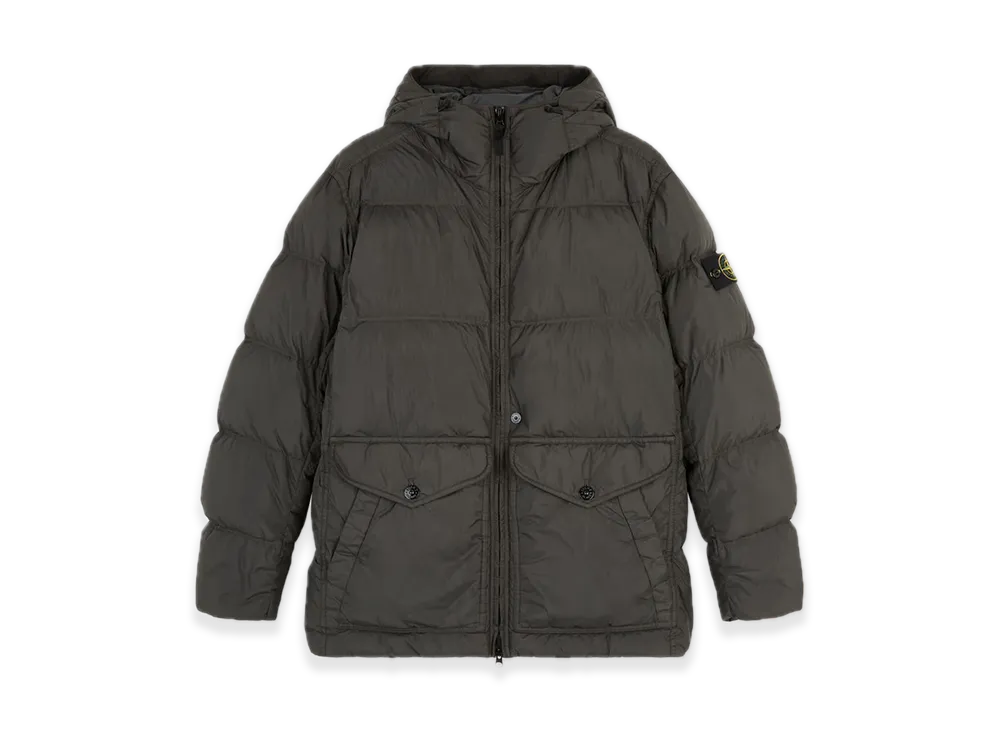 Stone Island 40723 Crinkle Reps R-NY "Lead Gray"