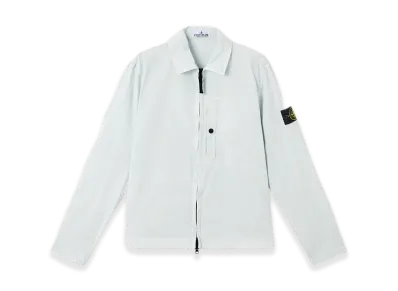 Stone Island 1200032 Brushed Organic Cotton Canvas 'OLD' Effect "Sky Blue"