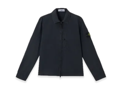 Stone Island 1200032 Brushed Organic Cotton Canvas 'OLD' Effect "Navy Blue"