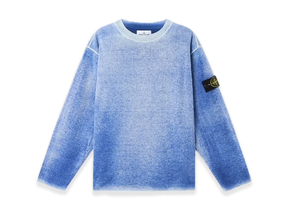 Stone Island 5100030 Raw Hand Light Organic Cotton "Marine Blue"