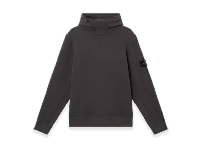 Stone Island 6100005 Organic Cotton Waffle Fleece "Charcoal Gray"