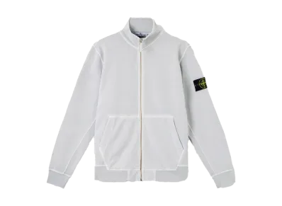 Stone Island 6100022 Malfile Fleece 'OLD' Effect "Pearl Grey"