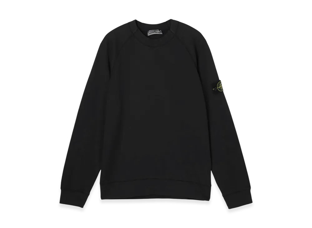 Stone Island Sweatshirt 6100023 Light Organic Cotton Fleece "Black"