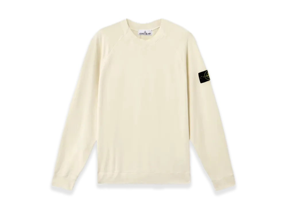 Stone Island 6100023 Light Organic Cotton Fleece "Ivory"
