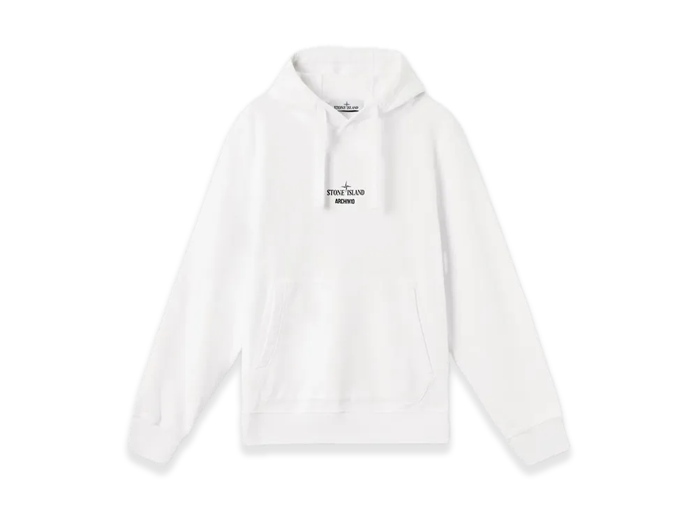 Stone Island 6100039 Cotton Fleece "White"