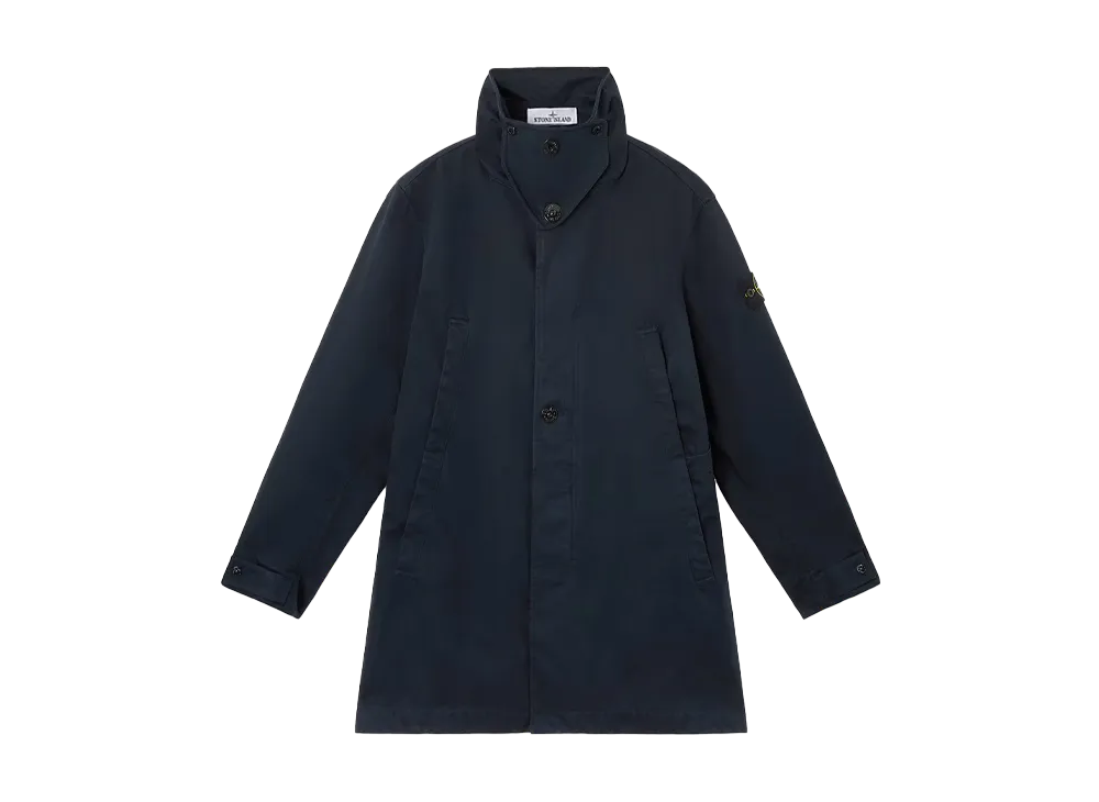 Stone Island 7100002 Raso Gommato 3L Organic Cotton "Navy Blue"