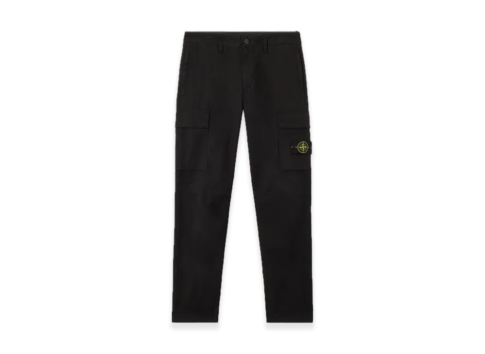 Stone Island 3100304 Supima Cotton Twill Stretch-TC "Black"