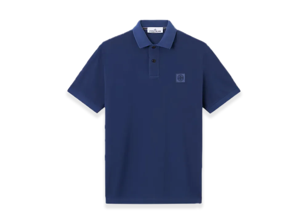 Stone Island 22002SC Organic Cotton Pique "Marine Blue"