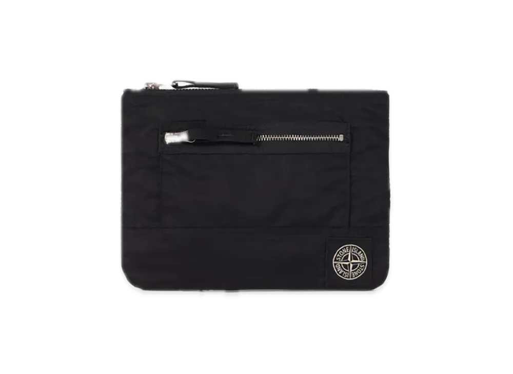 Stone Island 9500004 Coated Nylon Metal In Econyl "Black"