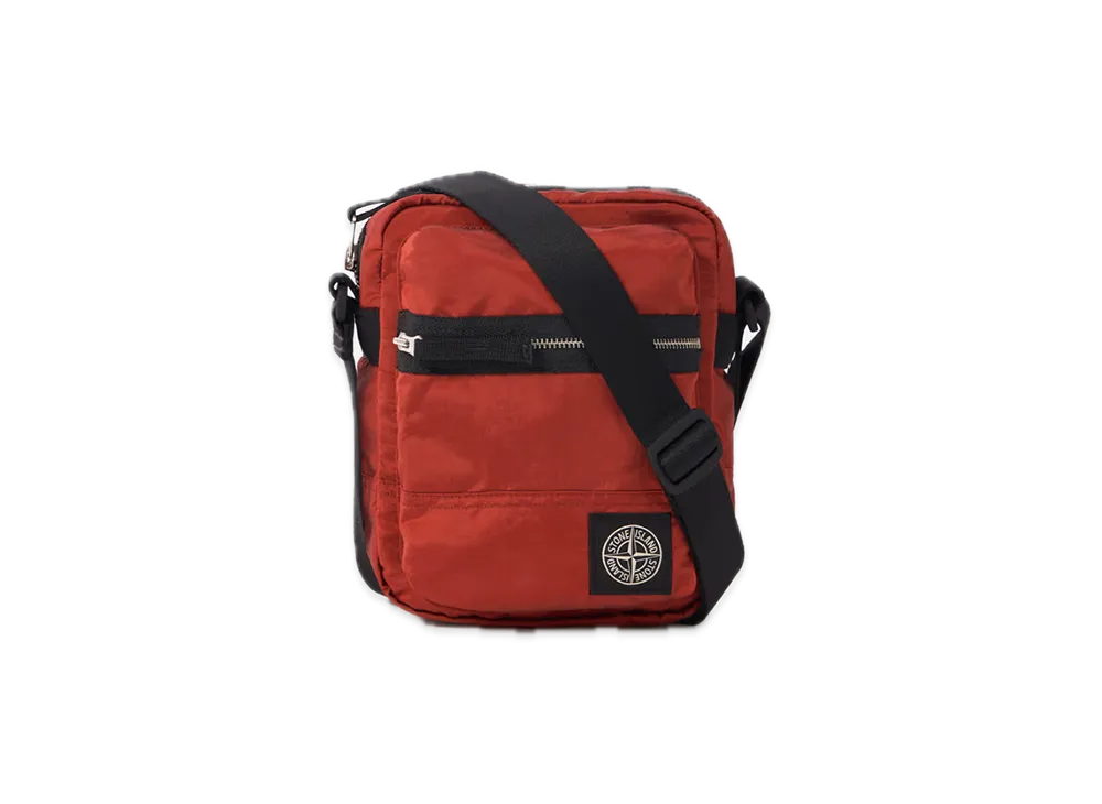 Stone Island 9200015 Coated Nylon Metal In Econyl "Scarlet"