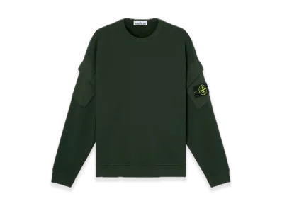 Stone Island 6100008 Brushed Organic Cotton Fleece "Juniper"