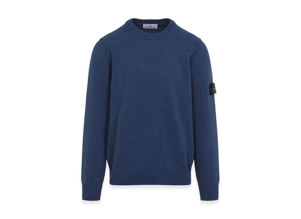 Stone Island Lambswool Crewneck Sweater "Blue"