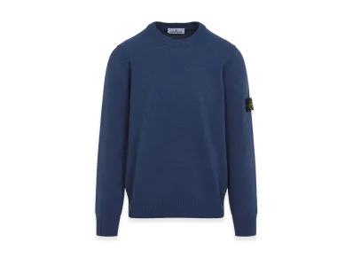 Stone Island Lambswool Crewneck Sweater "Blue"