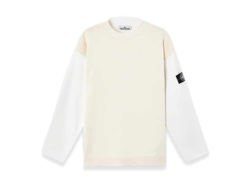 Stone Island Raw Beauty 5100014 Mixed Fabric Cotton "Ivory"