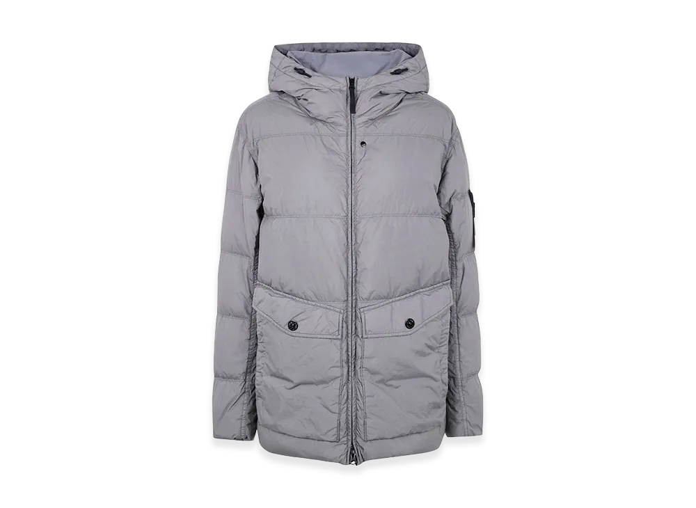 Stone Island crinkle Reps NY Padded Parka "Gray"