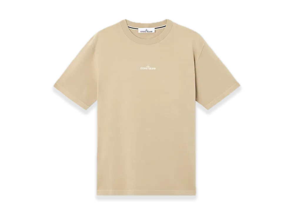 Stone Island 2100037 Combed Organic Cotton Jersey "Desert Brown"