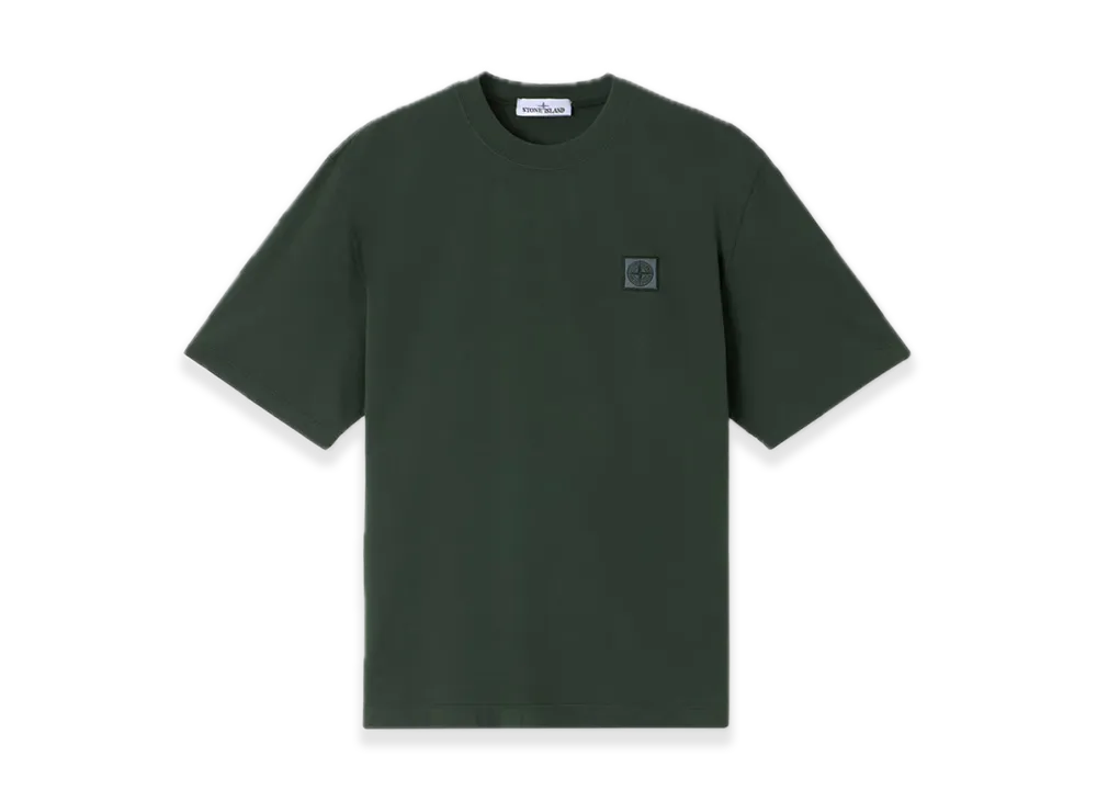 Stone Island 2100025 Combed Organic Cotton Jersey "Juniper"