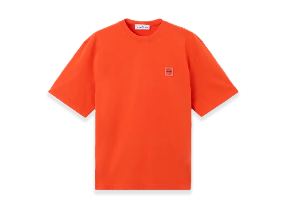 Stone Island 2100025 Combed Organic Cotton Jersey "Scarlet"