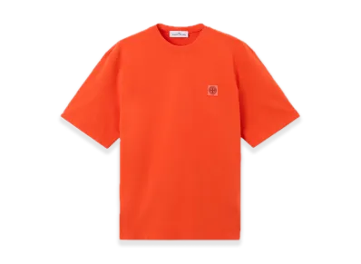 Stone Island 2100025 Combed Organic Cotton Jersey "Scarlet"