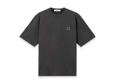Stone Island 2100025 Combed Organic Cotton Jersey "Lead Gray"